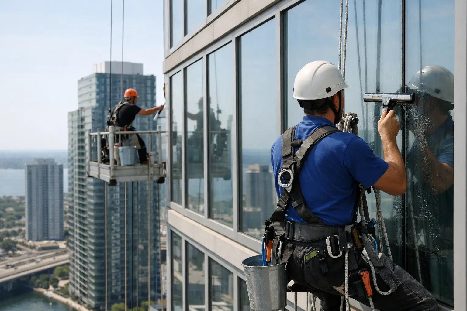 How Does High Rise Window Cleaning Work? How Does High Rise Window Cleaning Work?