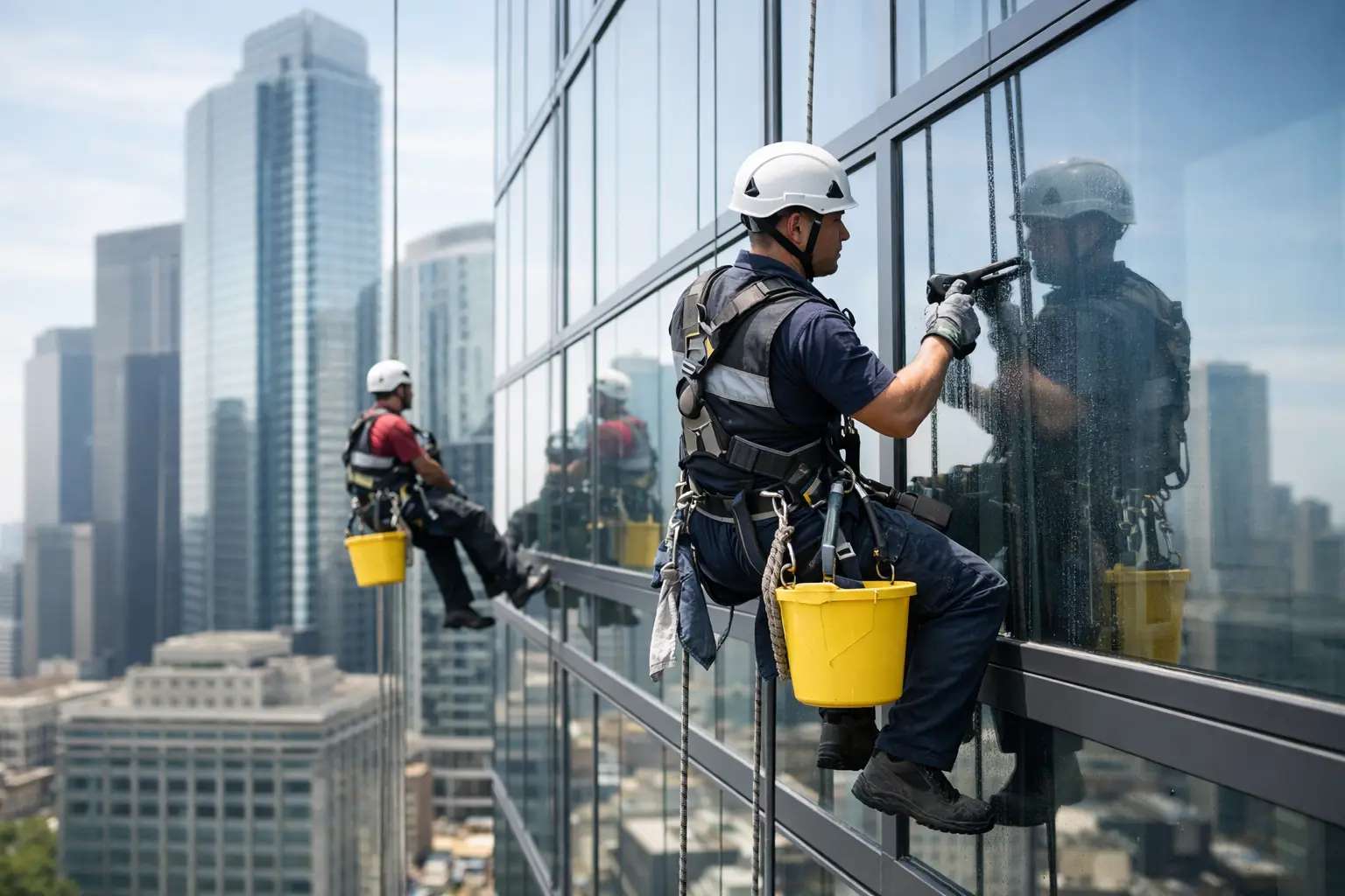 High Rise Cleaning for Commercial Buildings High Rise Cleaning for Commercial Buildings