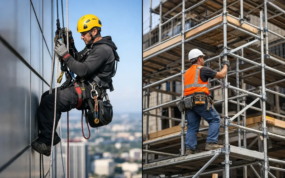 Rope Access vs Scaffolding: Which Fits?