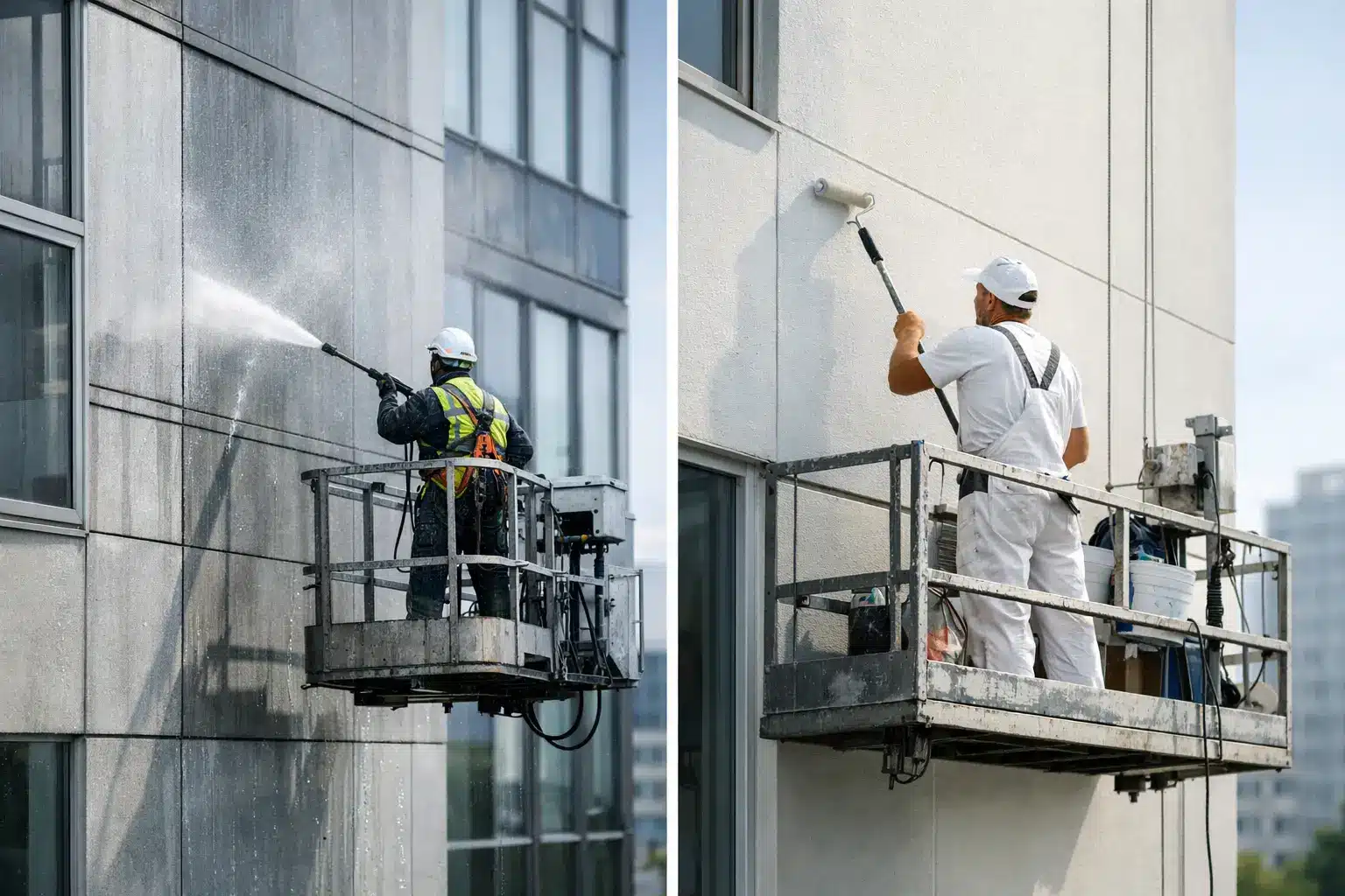 Facade Washing vs Repainting: What to Choose Facade Washing vs Repainting: What to Choose