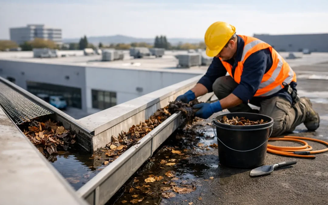Roof Gutter Maintenance for Commercial Sites
