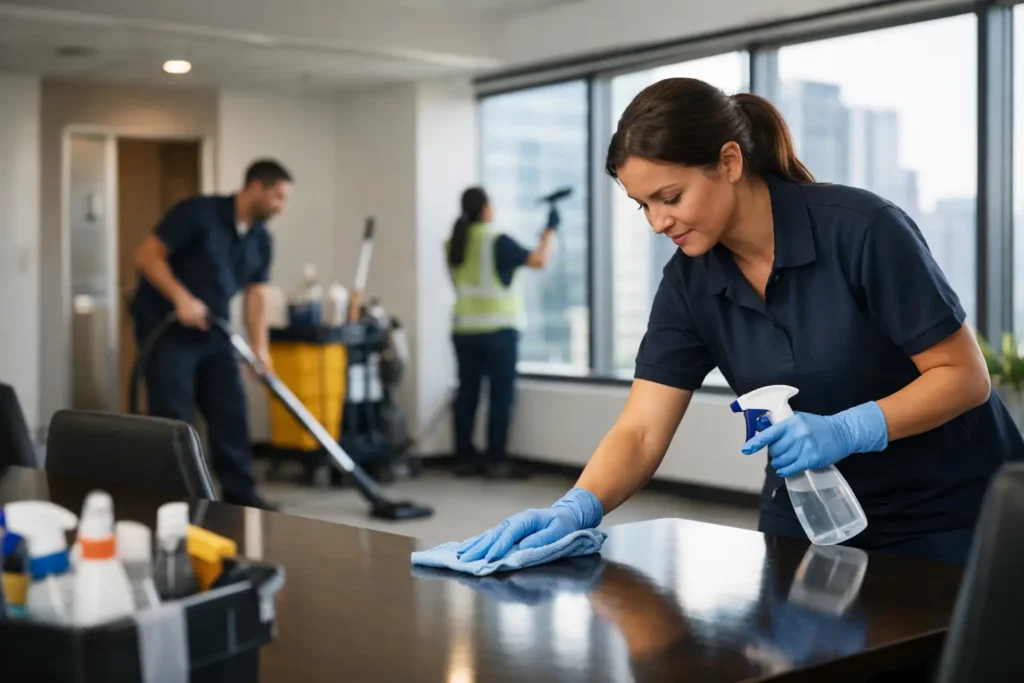 Top Office Building Cleaning Priorities That Matter