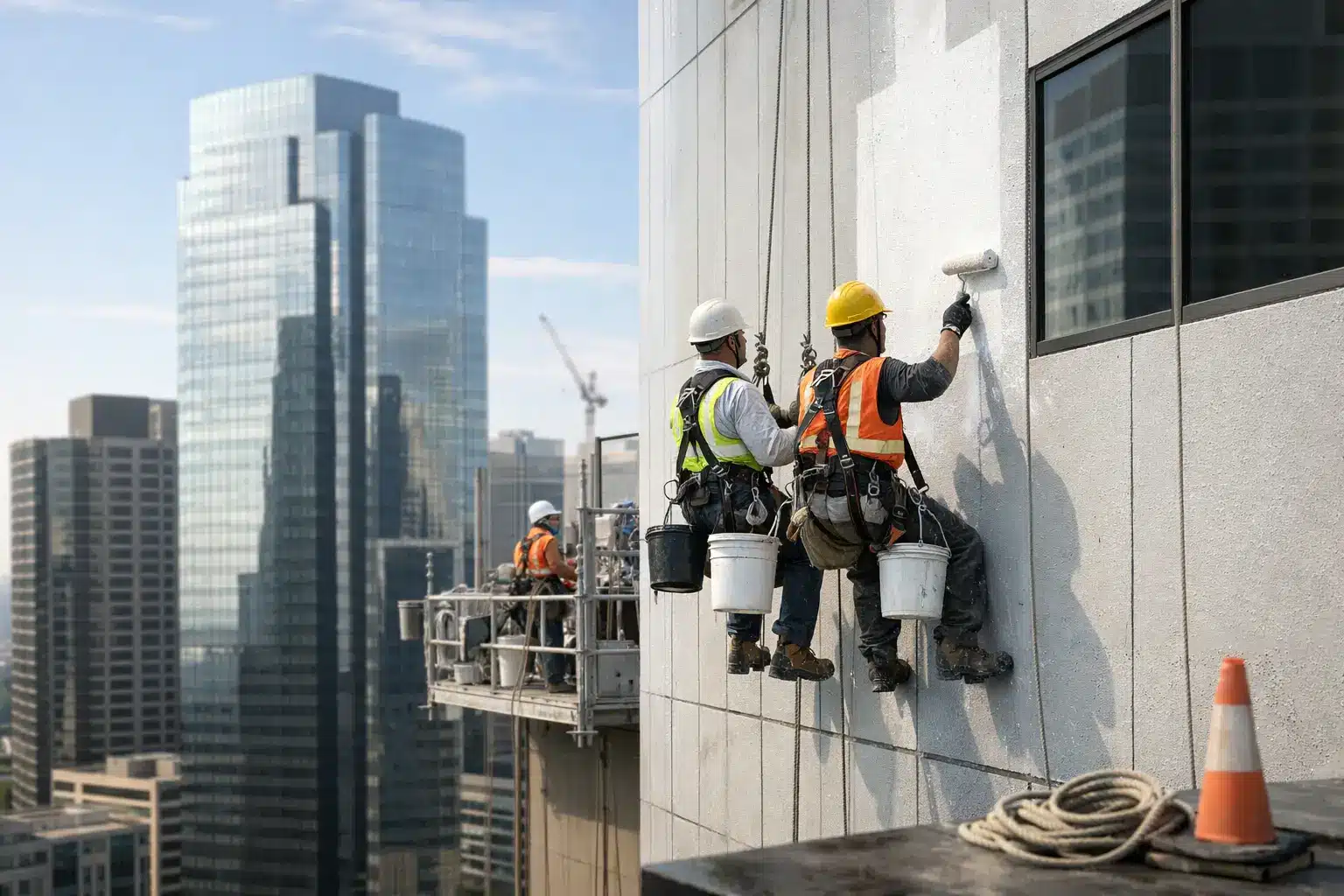 How to Prepare Office Tower Repainting Safely How to Prepare Office Tower Repainting Safely